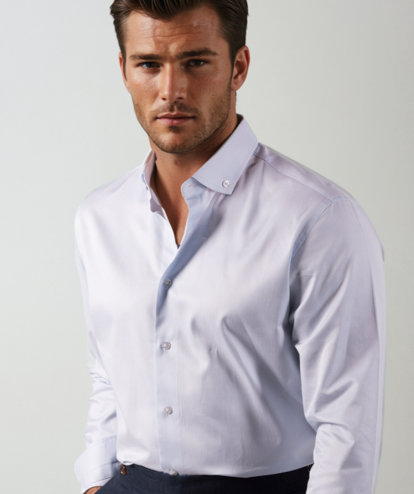 Santorini Casual blue striped